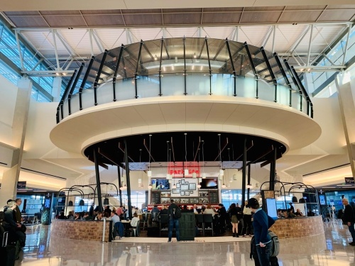 Rosendin, an electrical contracting company with its Central Texas office in Pflugerville, received an award for its work on the Delta Sky Club at Austin-Bergstrom International Airport. (Courtesy Rosendin)