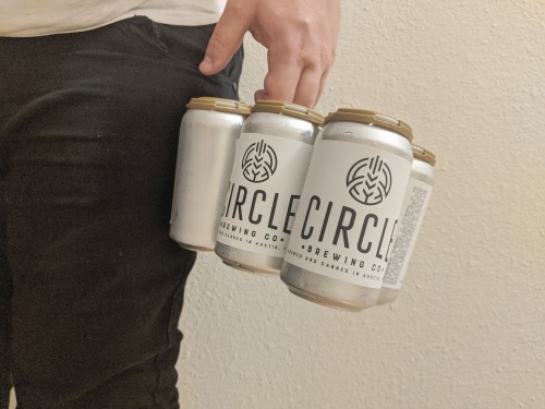 Circle Brewing Company cans