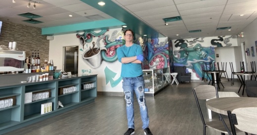 Landon Forgette opened Coral Reef Coffee Co. in Lewisville March 11 with a sense of excitement, not yet knowing the extent of the challenges that were to come due to the coronavirus. (Courtesy Landon Forgette)