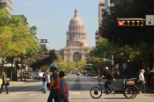 Texas Gov. Greg Abbott waived regulations to allow restaurants to sell alcohol with food orders. (Christopher Neely/Community Impact Newspaper)