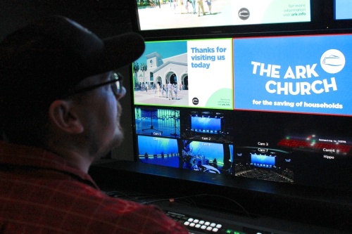 The Ark Church has seen an increase in viewership for its livestreams of Sunday and Wednesday services. (Andy Li/Community Impact Newspaper)