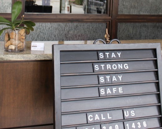 Raffa's Waterfront Grill is encouraging residents to order items for pickup or delivery. (Kelly Schafler/Community Impact Newspaper)