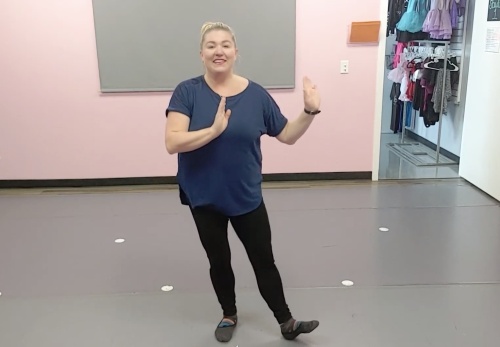 Kristin Shepherd demonstrates a recital dance in a video posted to the 4 the Love of Dance YouTube channel. (Courtesy 4 the Love of Dance)