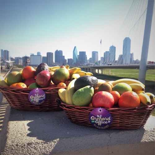 Richardson-based company Orchard at the Office delivers fresh produce and healthy snacks to homes in Dallas-Fort Worth. (Courtesy Orchard at the Office)