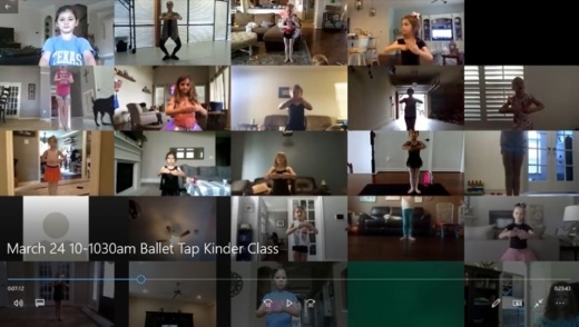 Many Cypress dance studios are using technology to hold classes online. (Courtesy Hintze Dance Center)