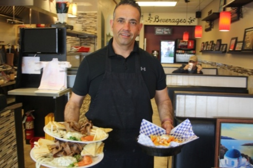 Manny Yiakras has been running Manny's Greek Cafe on Hwy. 6 in Cy-Fair since 2004. (Shawn Arrajj/Community Impact Newspaper)