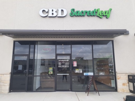 Sacred Leaf Tomball offers organic cannabidiol products. (Courtesy Sacred Leaf Tomball)
