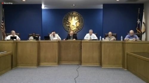 Humble City Council met via teleconference on March 26. (Courtesy via Zoom)