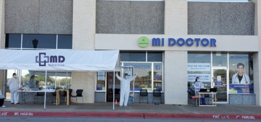 MD Medical Group now has drive-thru COVID-19 testing facilities at seven Dallas-Fort Worth locations. (Courtesy MD Medical Group)