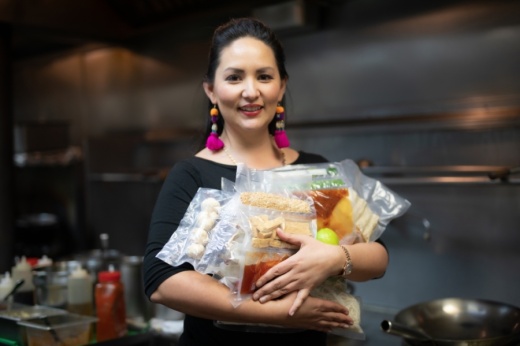 Owner of Asian Mint Nikky Phinyawatana saw an opportunity to support at-home cooking endeavors by launching the Chef Mint from Home program. (Courtesy Asian Mint)