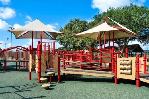 Many Katy- and Fulshear-area parks remain open with social distancing regulations in place. (Courtesy Jess Washburn/City of Katy)