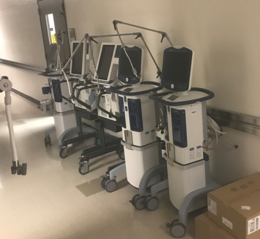 Alvin Community College has contributed 13 ventilators to hospitals treating COVID-19 patients in the area. (Courtesy Alvin Community College)