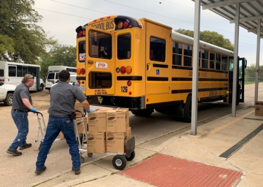 Georgetown ISD Backpack Buddies program delivers food to the homes of GISD students most at risk of food insecurity. (Courtesy Georgetown ISD Backpack Buddies Program)