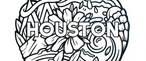 Visit Houston has released a new coloring book to provide an at-home activity during the coronavirus outbreak. (Courtesy Visit Houston)