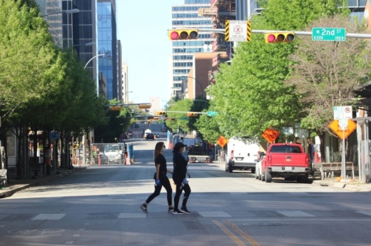 Austin and Travis County adopted new guidelines, recommending local residents wear face masks or fabric covering when out in public. (Christopher Neely/Community impact Newspaper)