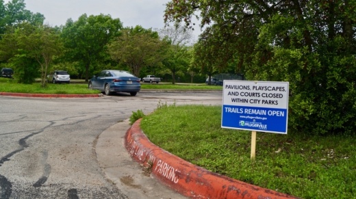 Pflugerville closed all city playscapes, pavilions and sports courts March 22. (Kelsey Thompson/Community Impact Newspaper)