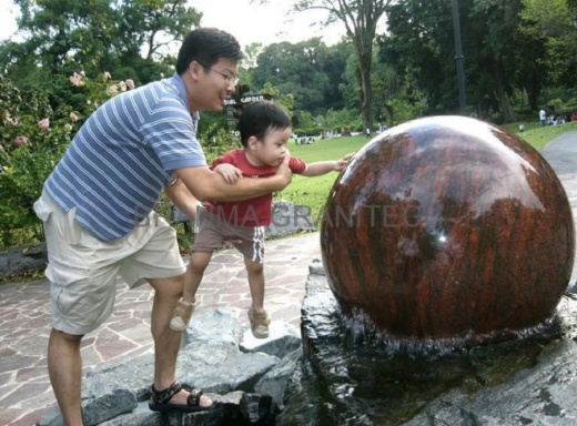 A sphere similar to this one will be the new piece of public art on Grapevine Main Street. (Courtesy city of Grapevine)