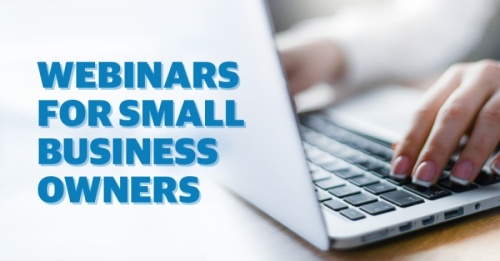 The Chandler Chamber of Commerce is partnering with other chambers and with the U.S. Small Business Administration to bring weekly webinars to business owners. (Graphic by Community Impact Newspaper)