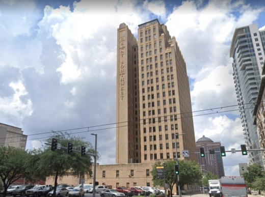 The $48,000 deal with the Cambria Hotel in downtown Houston will provide up to 400 rooms over the course of the month. (Screenshot via Google Earth)