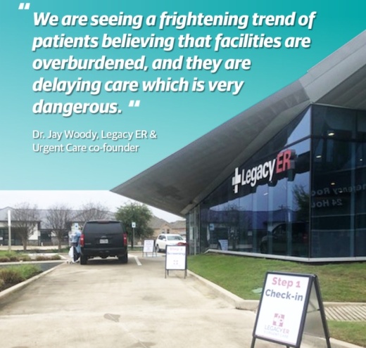 Legacy ER & Urgent Care co-founder Dr. Jay Woody said those hurt in household accidents should not delay in seeing a doctor. (Courtesy Legacy ER & Urgent Care)