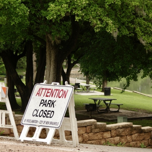 Comal County and New Braunfels have closed parks and boat ramps for the duration of Easter weekend. (Warren Brown/Community Impact Newspaper)