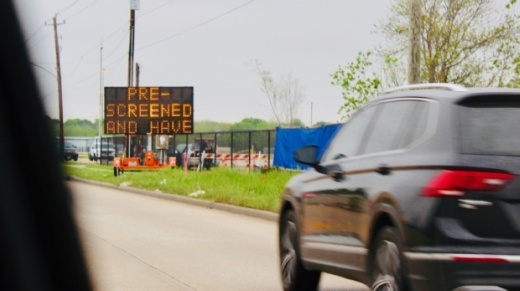 Drive-thru testing is ramping up capacity in the Houston area but is still below the level that some public health officials would like to see it (Matt Dulin/Community Impact Newspaper)