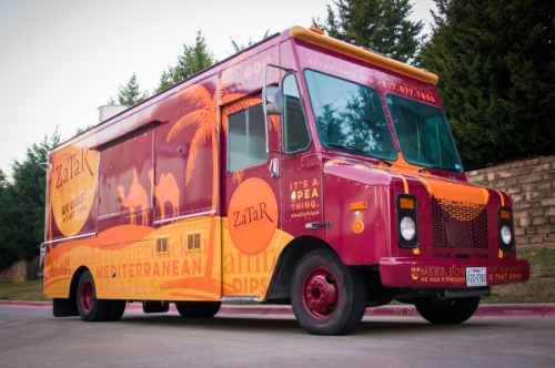 The Zatar food truck will carry items from other Harvest Hall vendors starting this month. (Courtesy LDWW Group)