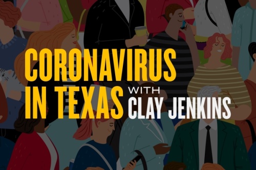 The Texas Tribune interviewed Dallas County judge Clay Jenkins via livestream about the county's response to the coronavirus. (Courtesy Texas Tribune)