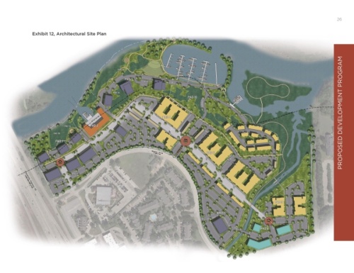 The Riverbend at Clear Creek PUD will include a marina, amphitheater, hotel, restaurants and other amenities. (Courtesy city of League City)