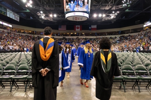 Leander High School's 2019 graduation is pictured. (Courtesy Leander ISD)