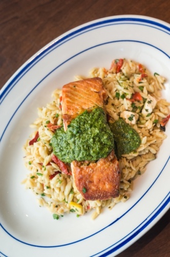 While Coalition Food and Beverage's dining room is closed, guests can still order some of Coalition's food for pickup at Osteria Mattone, its sister restaurant in Roswell. (Courtesy Coalition Food and Beverage)