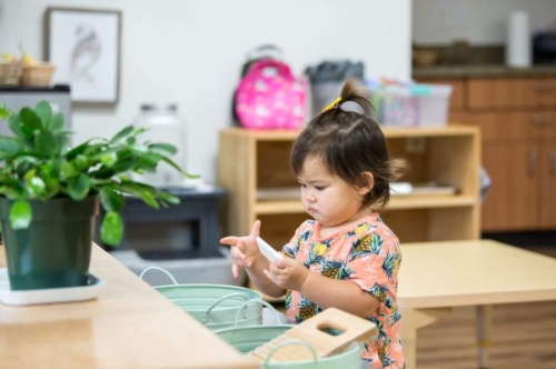 Guidepost Montessori at Flower Mound has reopened to provide emergency care for children of essential workers who still have to go to work amid the COVID-19 outbreak. (Courtesy Guidepost Montessori at Flower Mound)