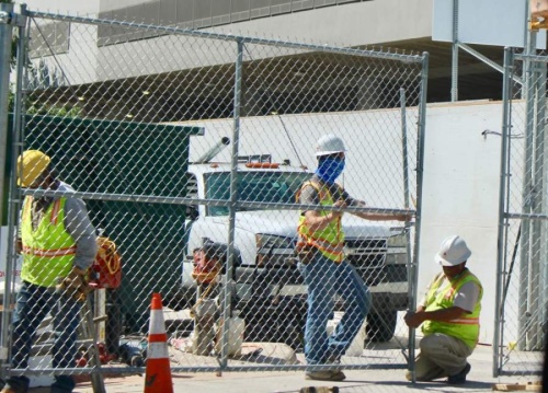 Construction work has continued in Travis County during the coronavirus pandemic. (Nicholas Cicale/Community Impact Newspaper)