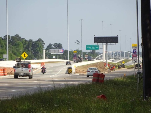 New lanes are now open on the first Montgomery County portion of Hwy. 249. (April Halpin/Community Impact Newspaper)