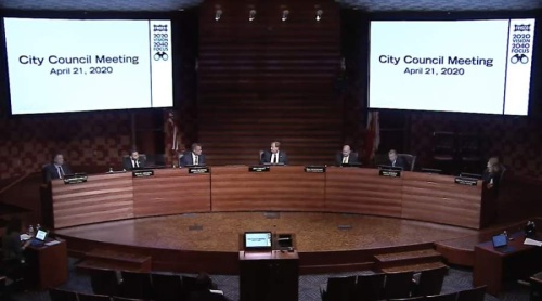 Frisco City Council will hold a special called meeting at 5:30 p.m. April 27 at the George A. Purefoy Municipal Center. (Screenshot courtesy city of Frisco)