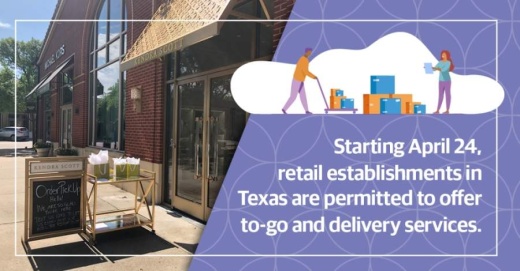 The management teams behind Southlake Town Square and Grapevine Mills Mall have provided details on which businesses are offering to-go and delivery services. (Ana Erwin/Community Impact Newspaper; Ellen Jackson/Community Impact Newspaper)