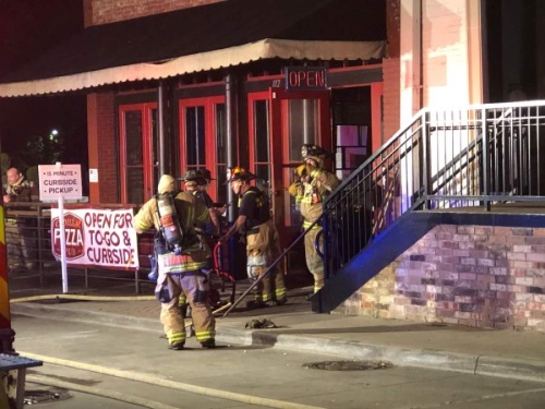 A fire April 25 has closed Cadillac Pizza Pub in McKinney. (Courtesy McKinney Fire Department)