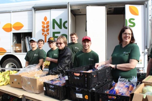 A mobile food pantry will be held at McKinney ISD Stadium on April 28. (Courtesy North Texas Food Bank)