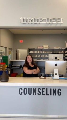 Kynsi Hamilton said she finds compounding to be stimulating work. "There's a lot of math involved in it and you're just constantly learning and a lot of problem solving, too," she said.