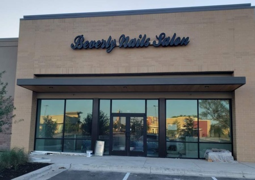 Beverly Nails Salon is coming to the Wolf Crossing development. (Ali Linan/Community Impact Newspaper)