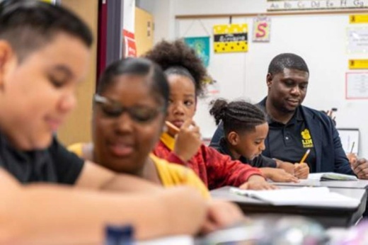 At 34 years old, Spring ISD's Link Elementary Principal Justin Jones (right) died May 1 in an automobile crash. (Courtesy Spring ISD)