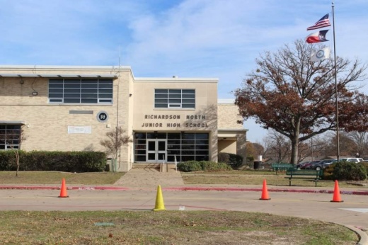 Richardson North is one of eight junior high campuses in Richardson ISD. (Olivia Lueckemeyer/Community Impact Newspaper)