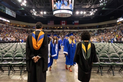 The Texas Education Agency on May 5 released a five-page document that outlines allowable procedures for graduation ceremonies. Ceremonies at indoor facilities, such as Leander ISD's 2019 ceremony, are not included in the state's guidelines on graduation events. (Courtesy Leander ISD)