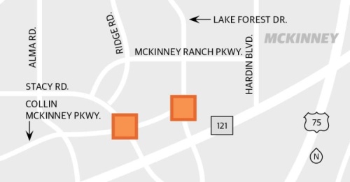 New traffic signals are coming to McKinney. (Graphic by Michelle Degard/Community Impact Newspaper)
