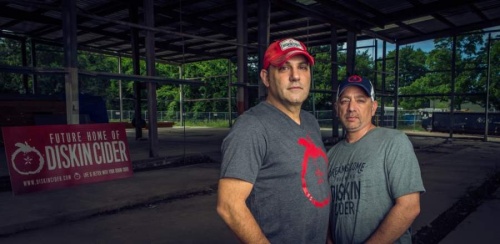 After several years of studying cider production, co-owners Adam Diskin and Todd Evans opened Diskin Cider in the spring of 2018. (Courtesy Diskin Cider)