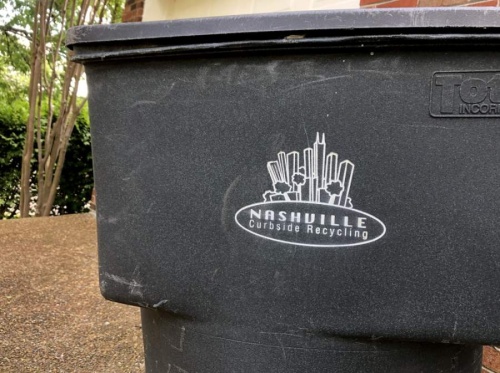 Nashville's curbside recycling program will not increase to twice per month for the time being, according to city officials. (Dylan Skye Aycock/Community Impact Newspaper)