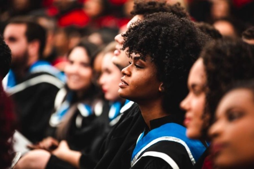 Houston ISD's graduation ceremonies will be held virtually this year. (Lia Castro/Pexels)