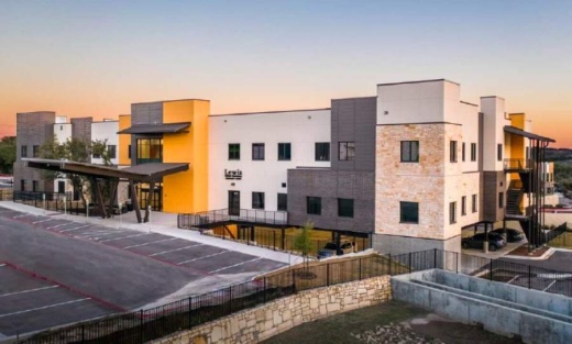 A variance request centered around the Park at Bee Cave seeks to add three signs on the south side of Building 8. (Rendering courtesy city of Bee Cave)