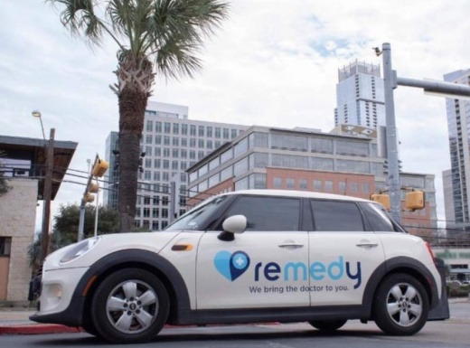 A photo of a car that says Remedy