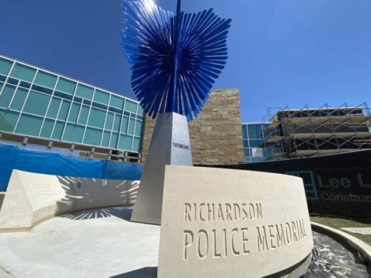 The installation was two years in the making. (Courtesy Richardson Police Department)